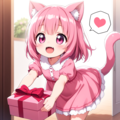 謎の海産物さまにお土産を届けるうちのねこ。 2枚目