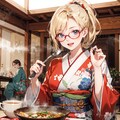 JAPANのトラディショナルな… Ah… ナベsoup？ あとSAKE♪ 2枚目