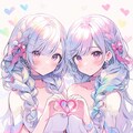 双子仲良しハートエフェクト 6枚目