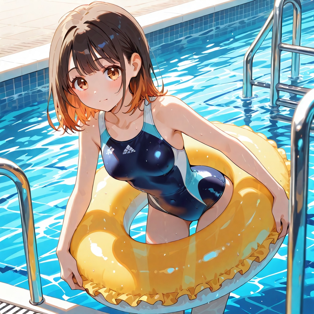 泳げないの