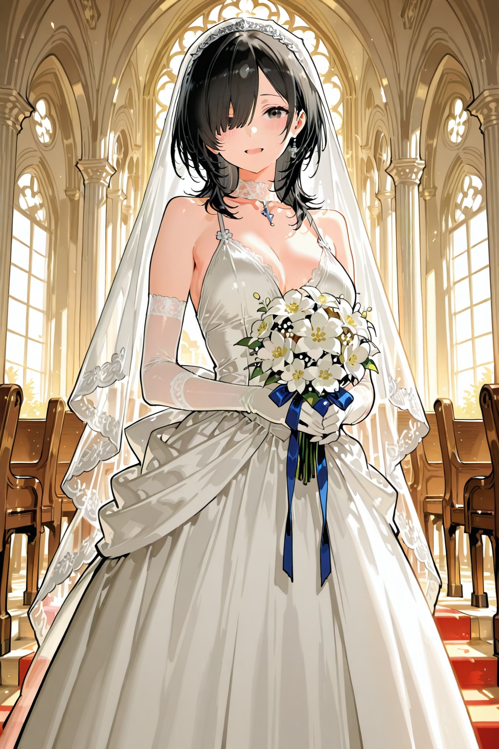 めかくれ女子＃８６ | の人気AIイラスト・グラビア