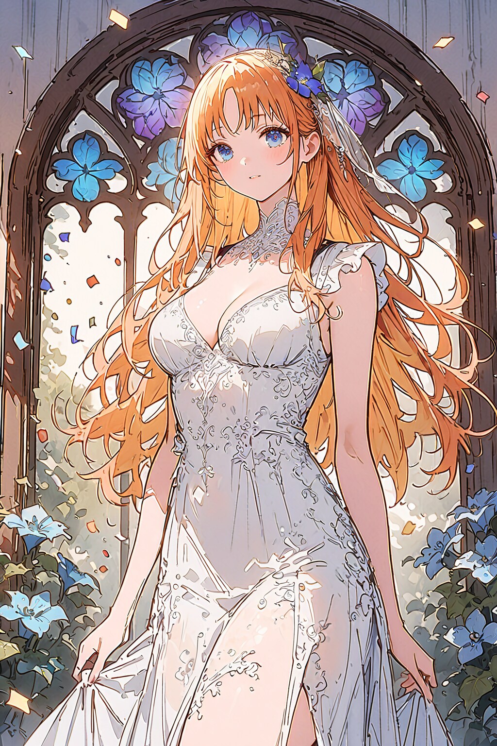 白いドレスを着た女性CCP