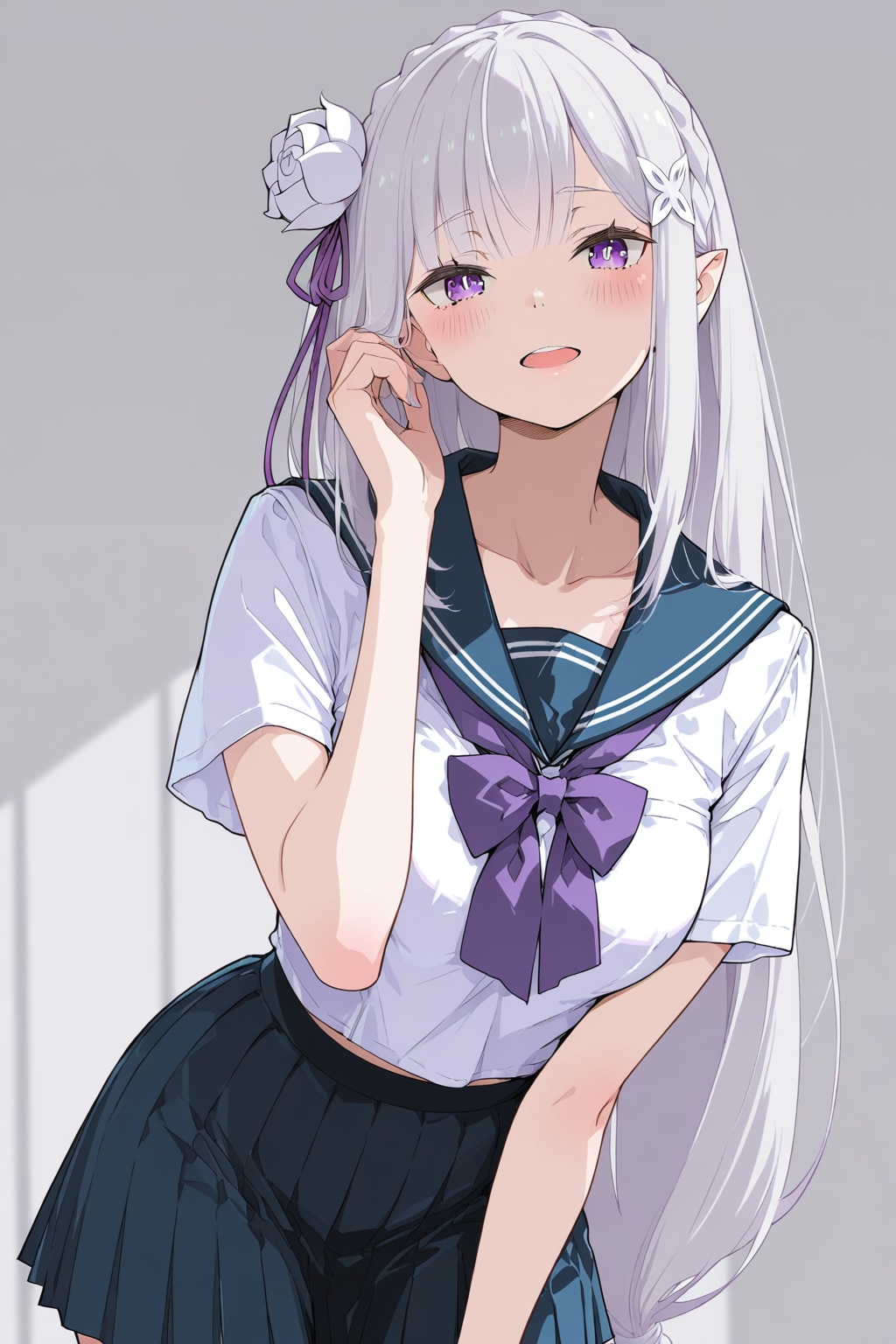 実年齢１●●才のセーラー服 | の人気AIイラスト・グラビア