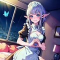 我が家のメイドさん/Elf maid loves her master 2枚目