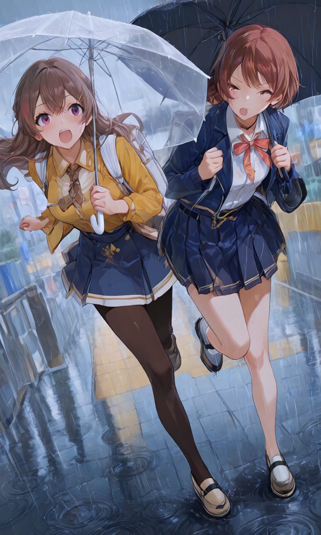 土砂降りだ