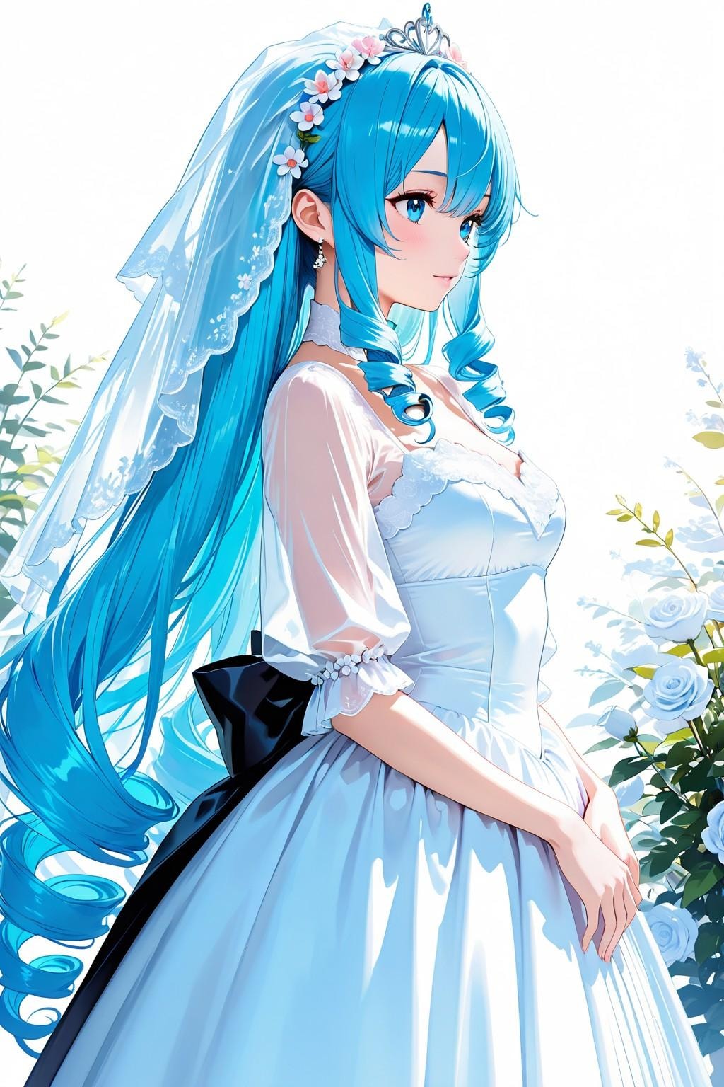 Today's June bride - Easy Prompt Challenge（今日の6月の花嫁ガール「お父さん 今日まで育ててくれてありがとう。」）