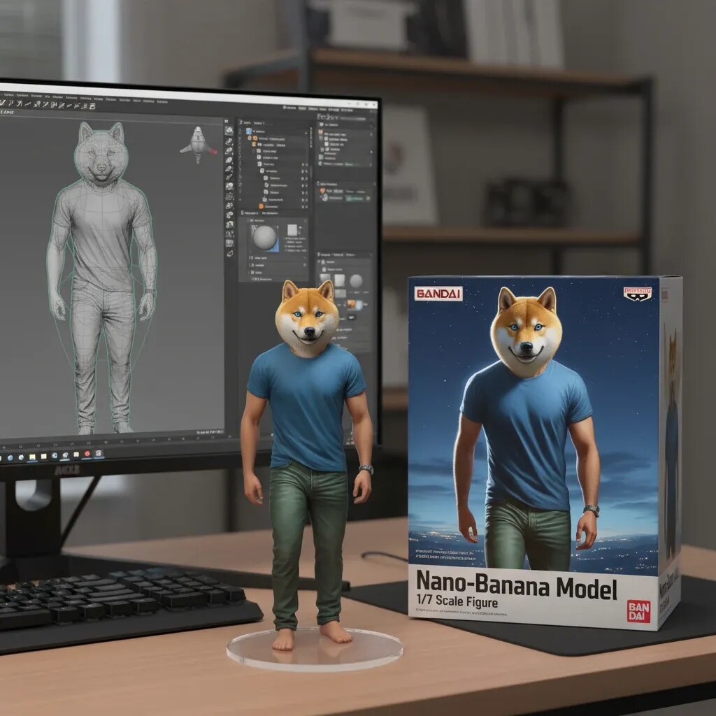 お題：フィギュア（マッスル柴のフィギュアは動くよ）