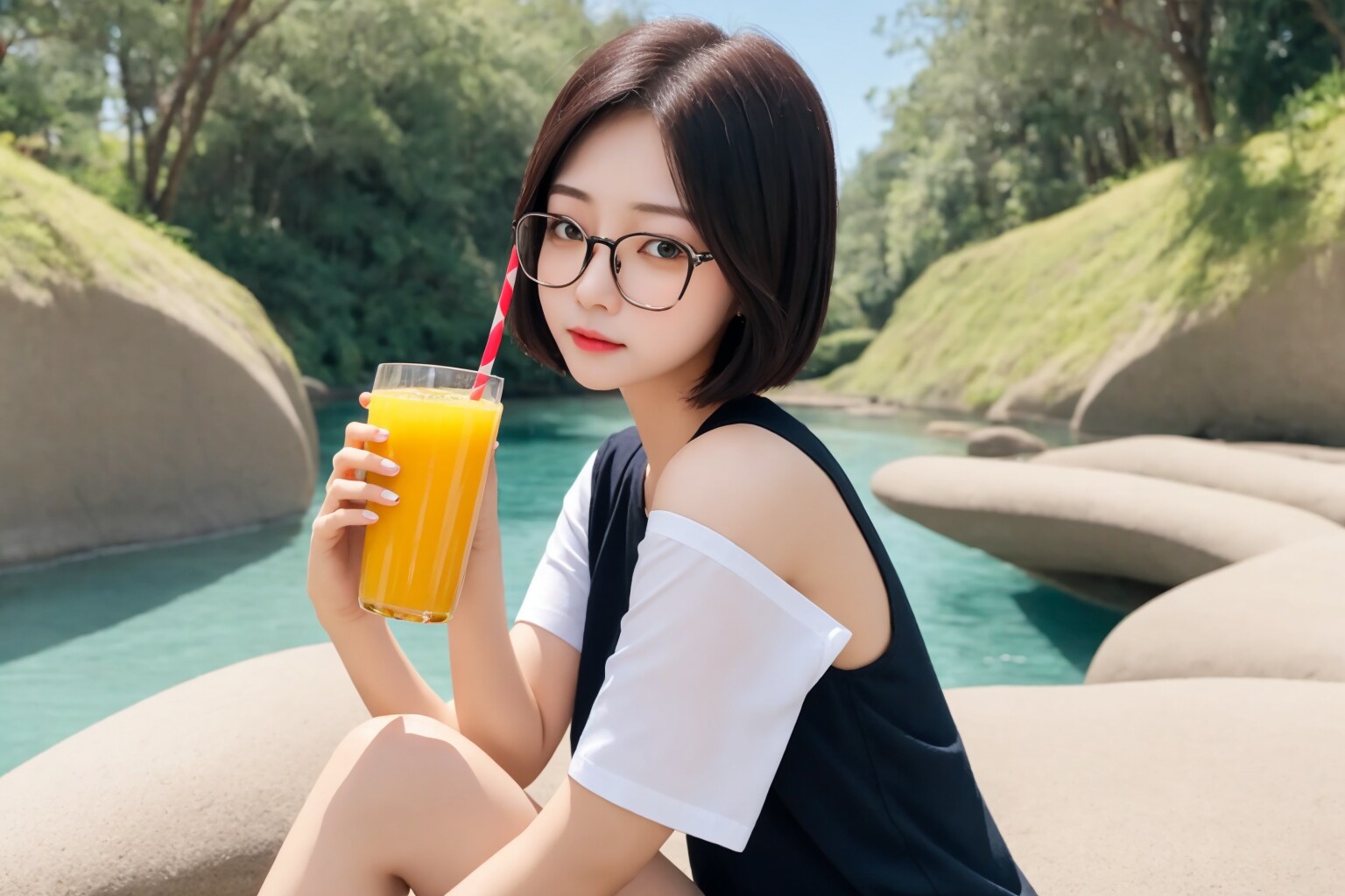 寄生獣がいる（笑） | の人気AIイラスト・グラビア