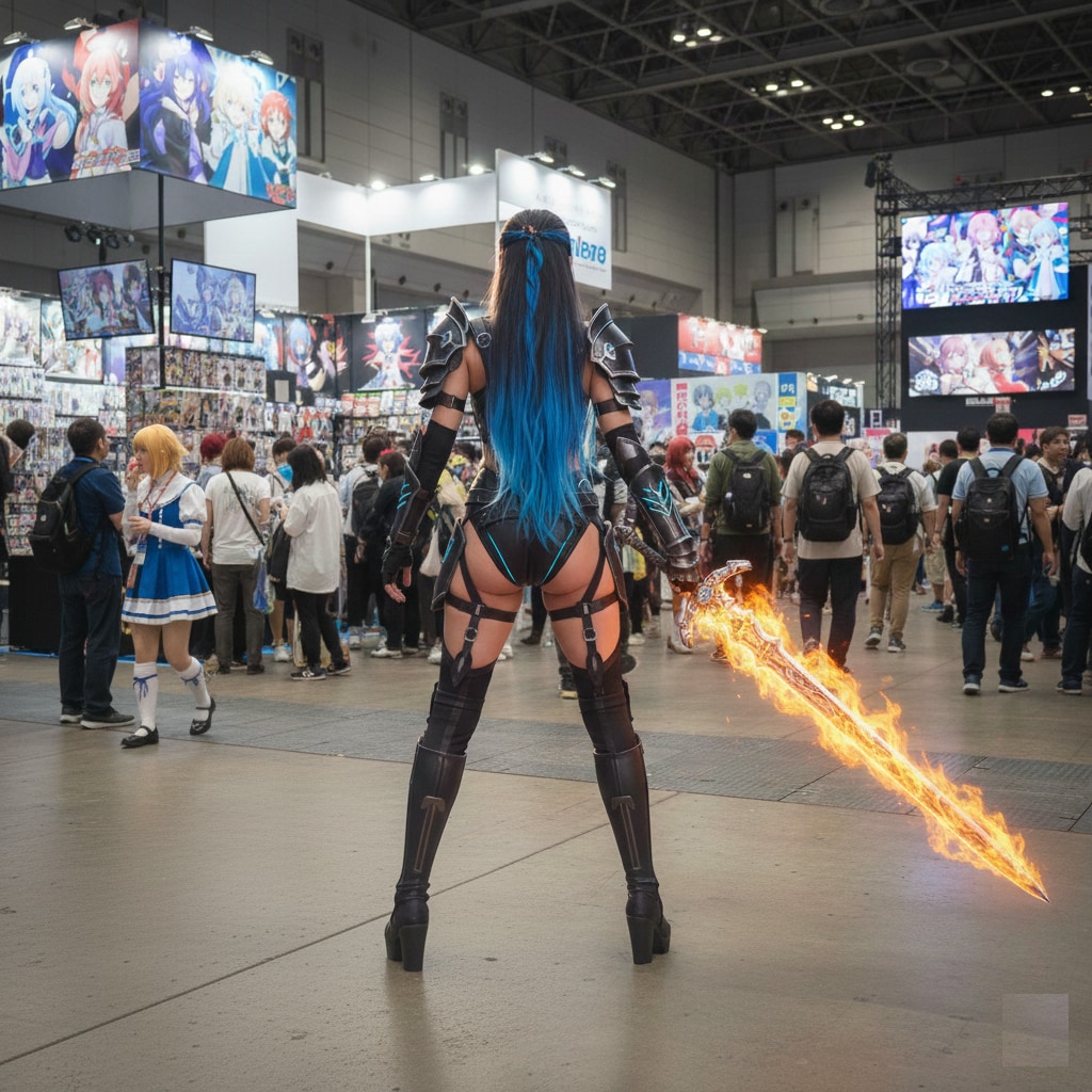 無題010（屋内のイベントで迷惑なコスプレイヤー）