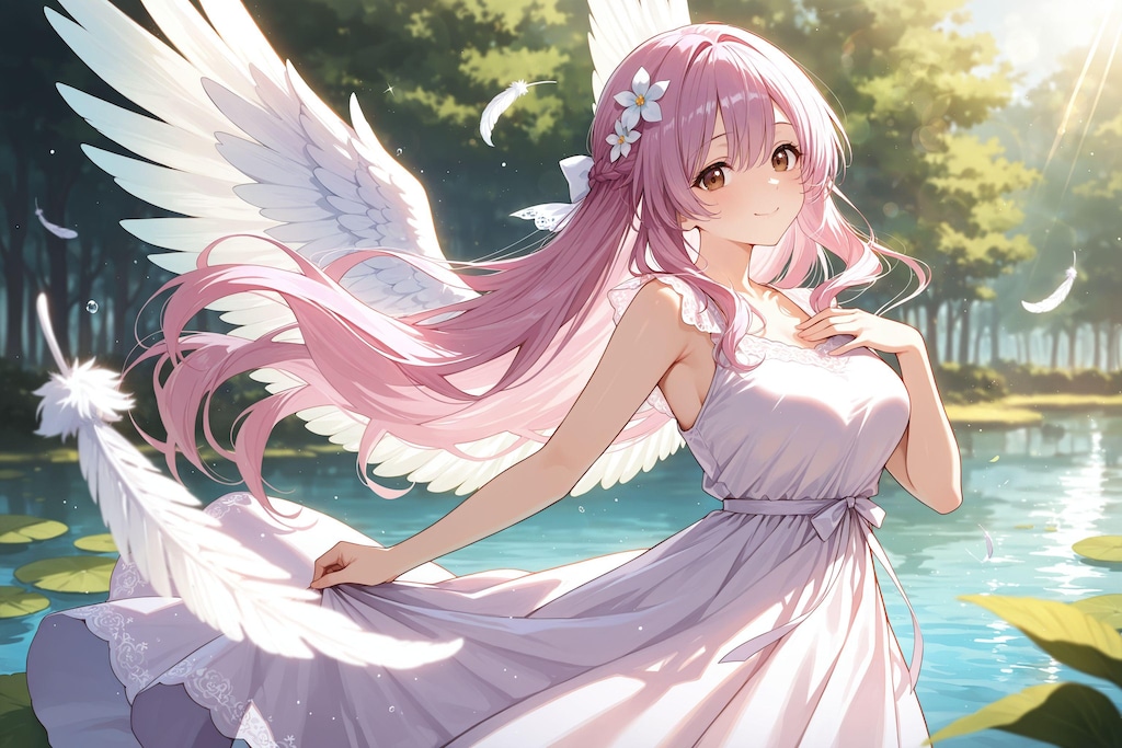 天使さん頑張ります