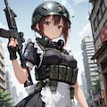 中乳軍として戦うメイドさん 2枚目