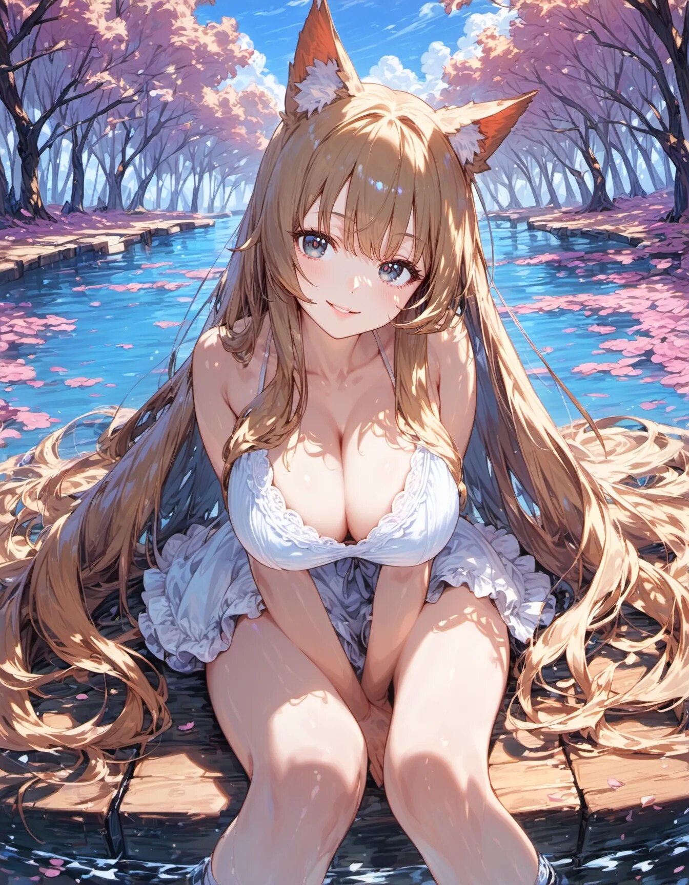 Fox Maiden of the Sakura Canal