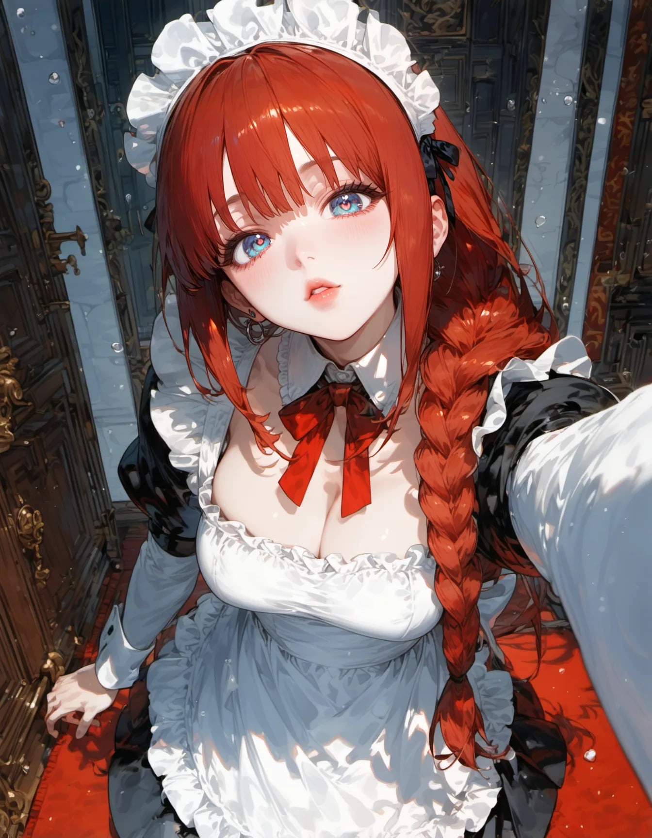 Crimson Maid’s Invitation | の人気AIイラスト・グラビア