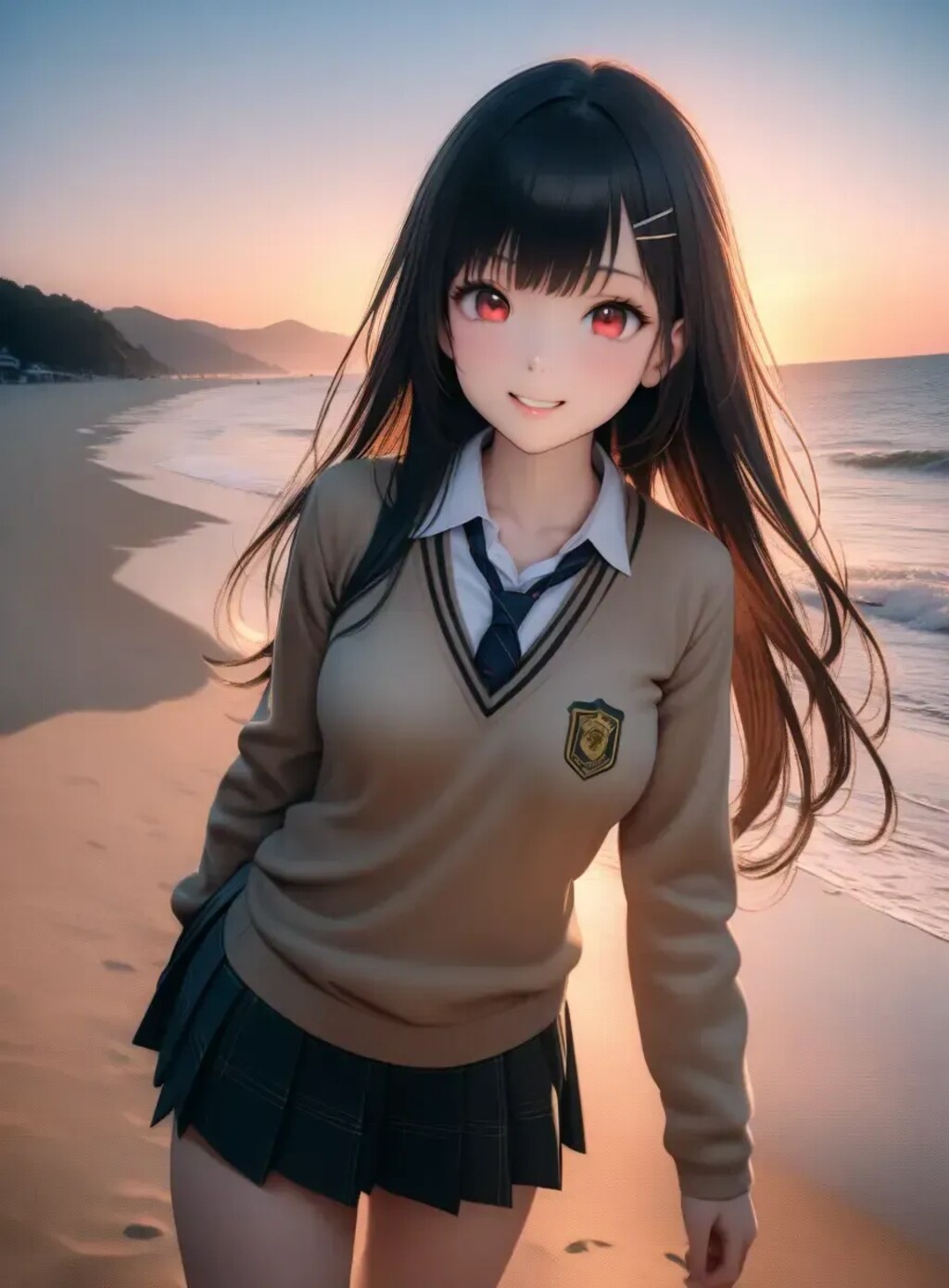 リナちゃんと海