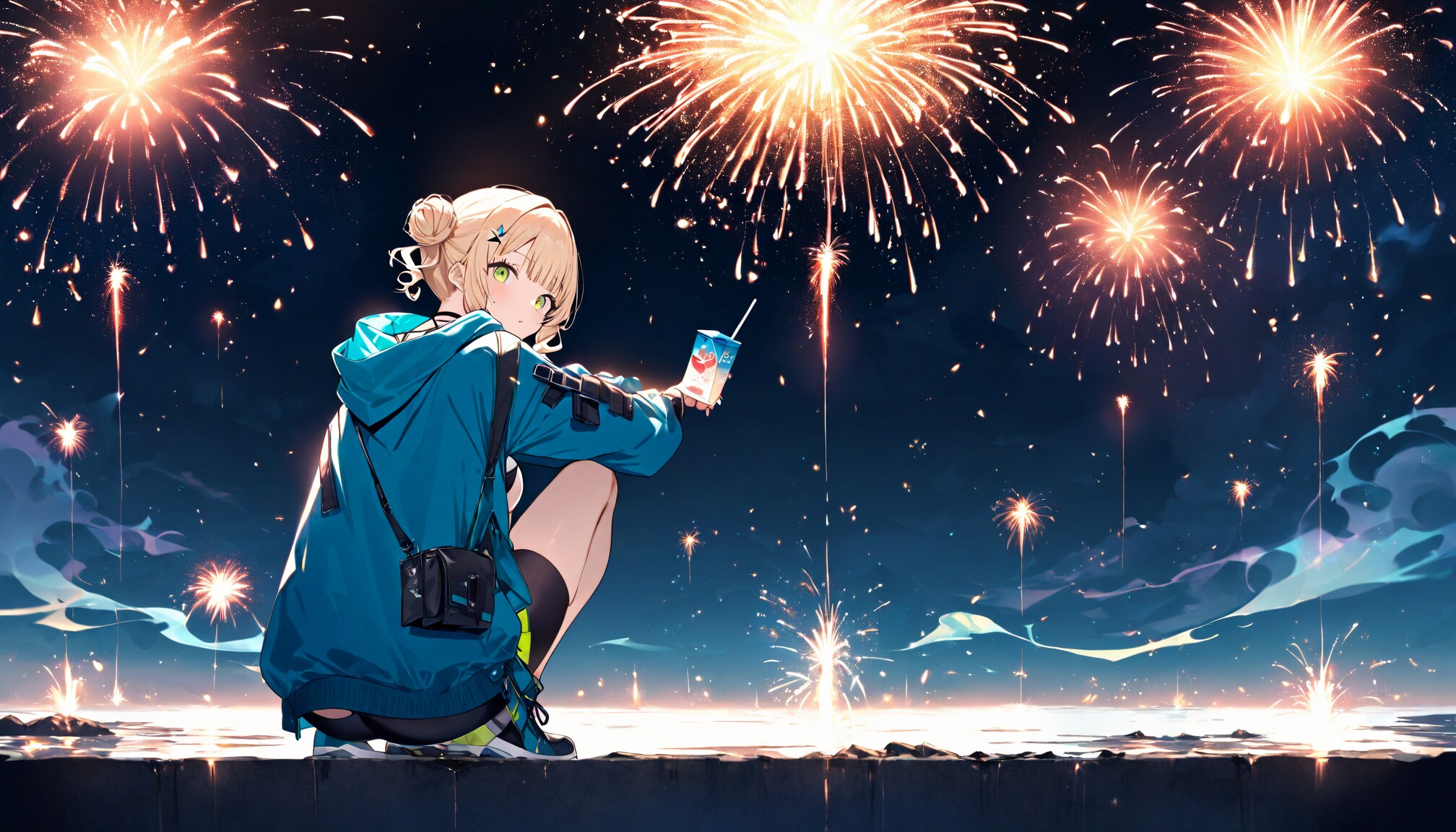 花火 - 鏑木ろこ / にじさんじ | の人気AIイラスト・グラビア