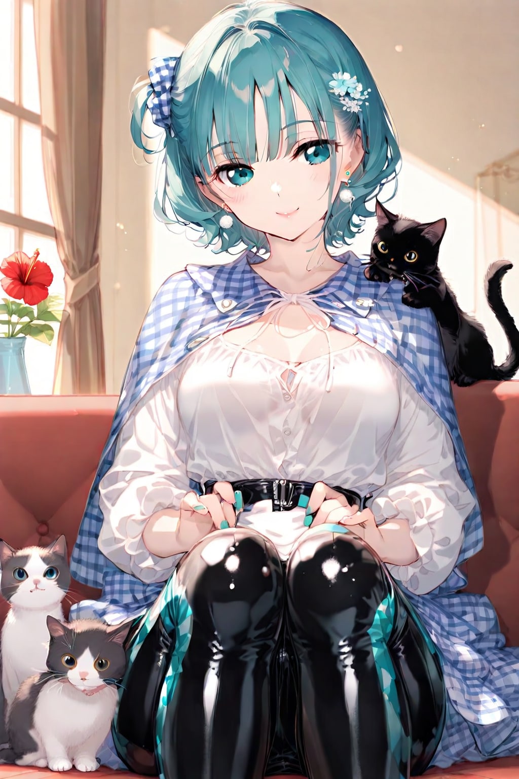 ショートヘアー姿の萌音さんをお試し生成したら❤️