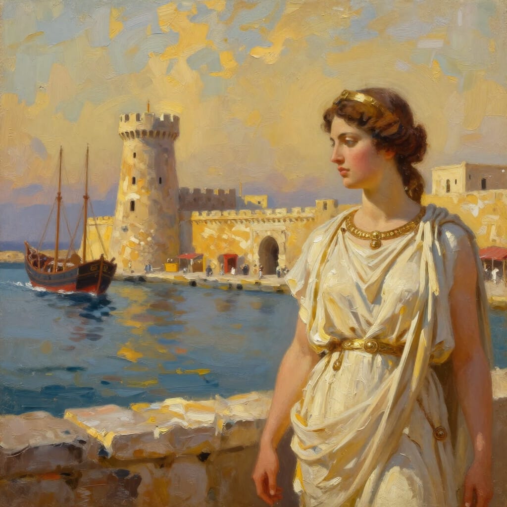 ロードスの古代港