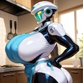 ムチムチ爆乳下半身クソデカ家政婦ロボットと二人っきりの日 3枚目