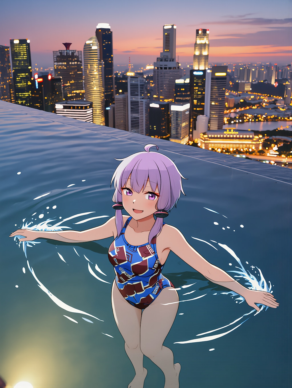 結月ゆかりの競泳水着姿　詰め合わせ　第3弾
