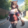 犬耳巫女 4枚目
