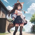 犬耳巫女 2枚目