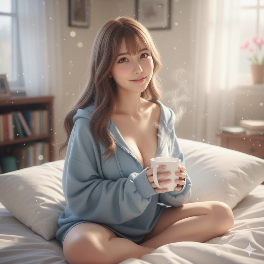 美少女との朝