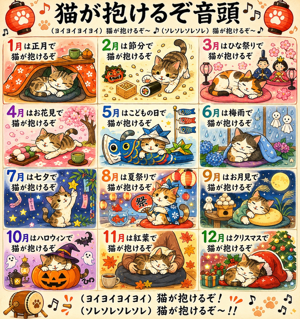 猫抱っこ音頭