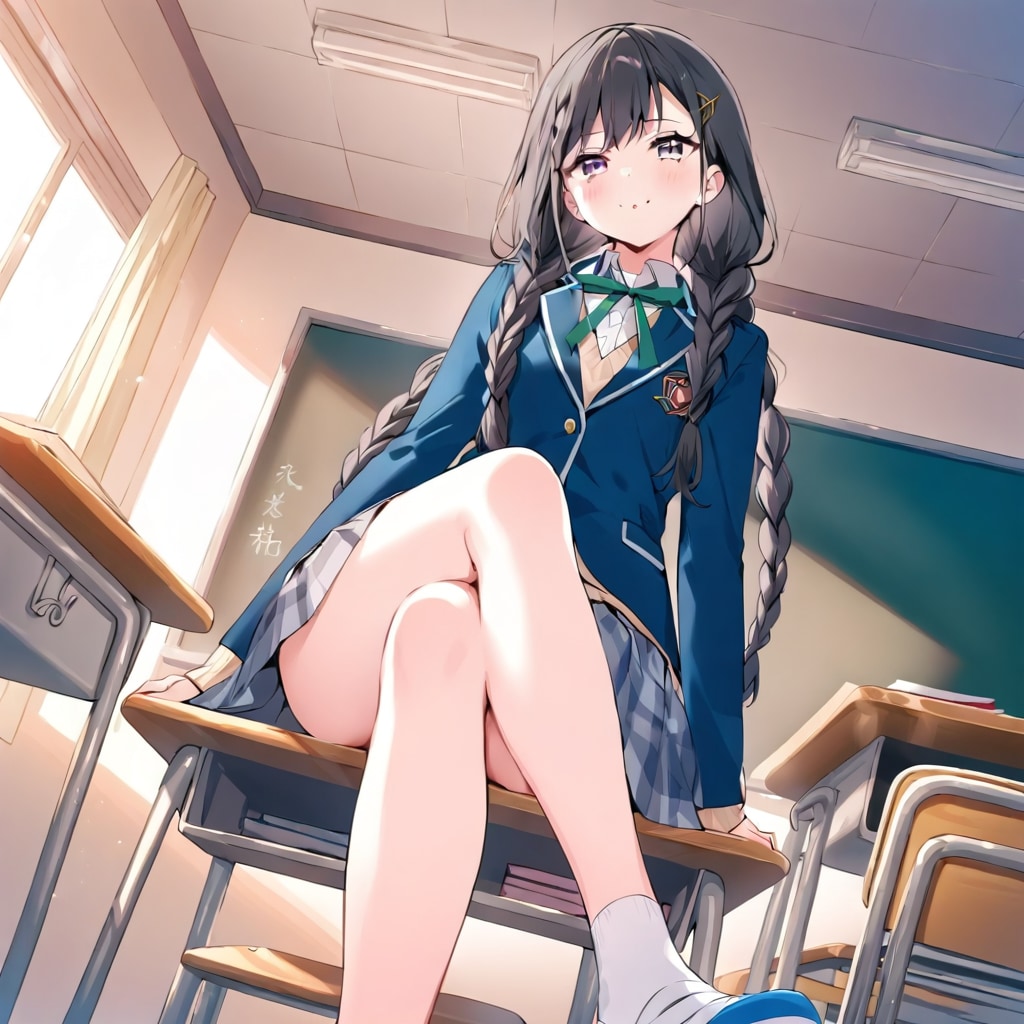 おさげちゃん