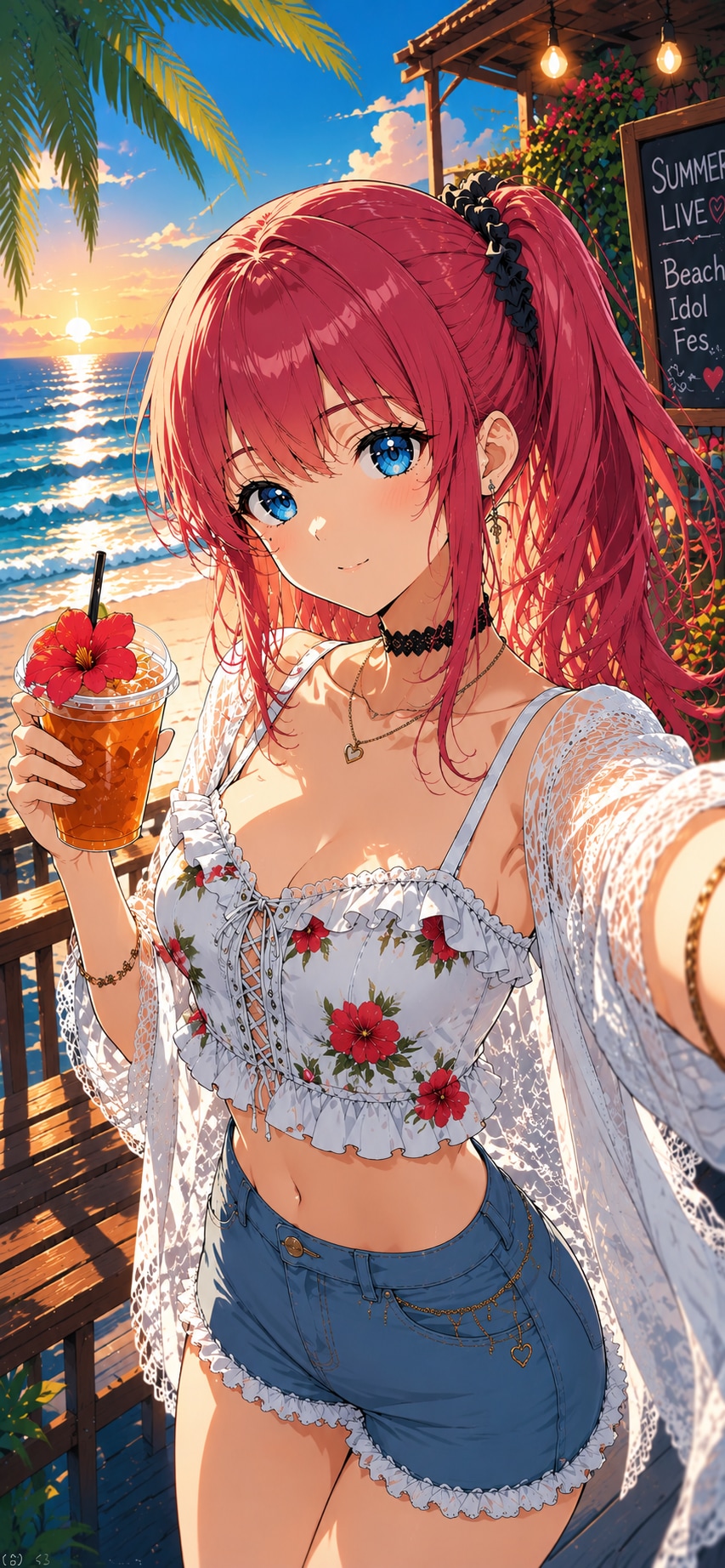 うちの子の夏🌞🌴🌺✨  凛紅 アニメVer.