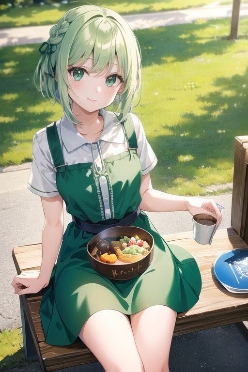 お昼は公園で | の人気AIイラスト・グラビア