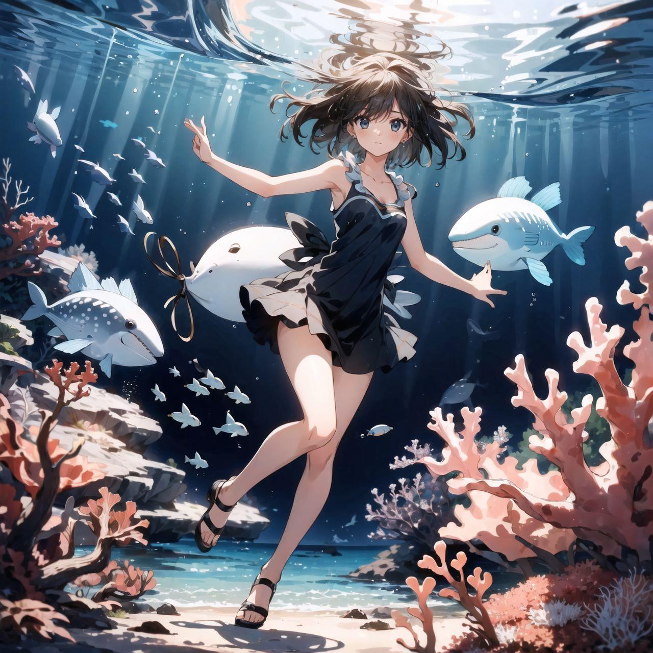 海の少女