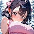 雪なのに外で？ 3枚目