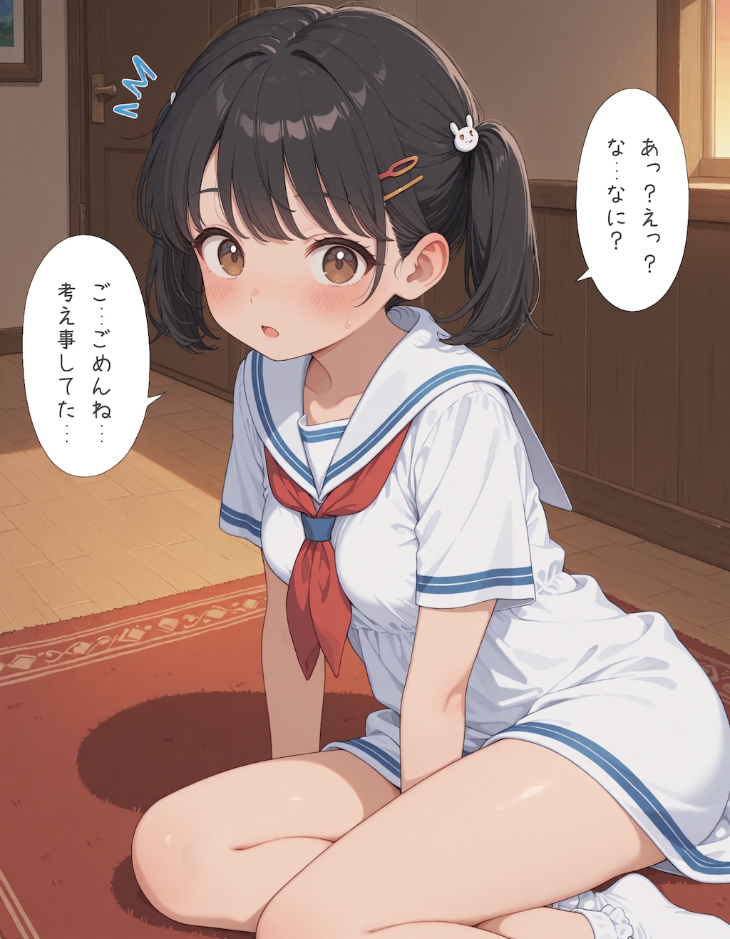 セーラーワンピの少女7