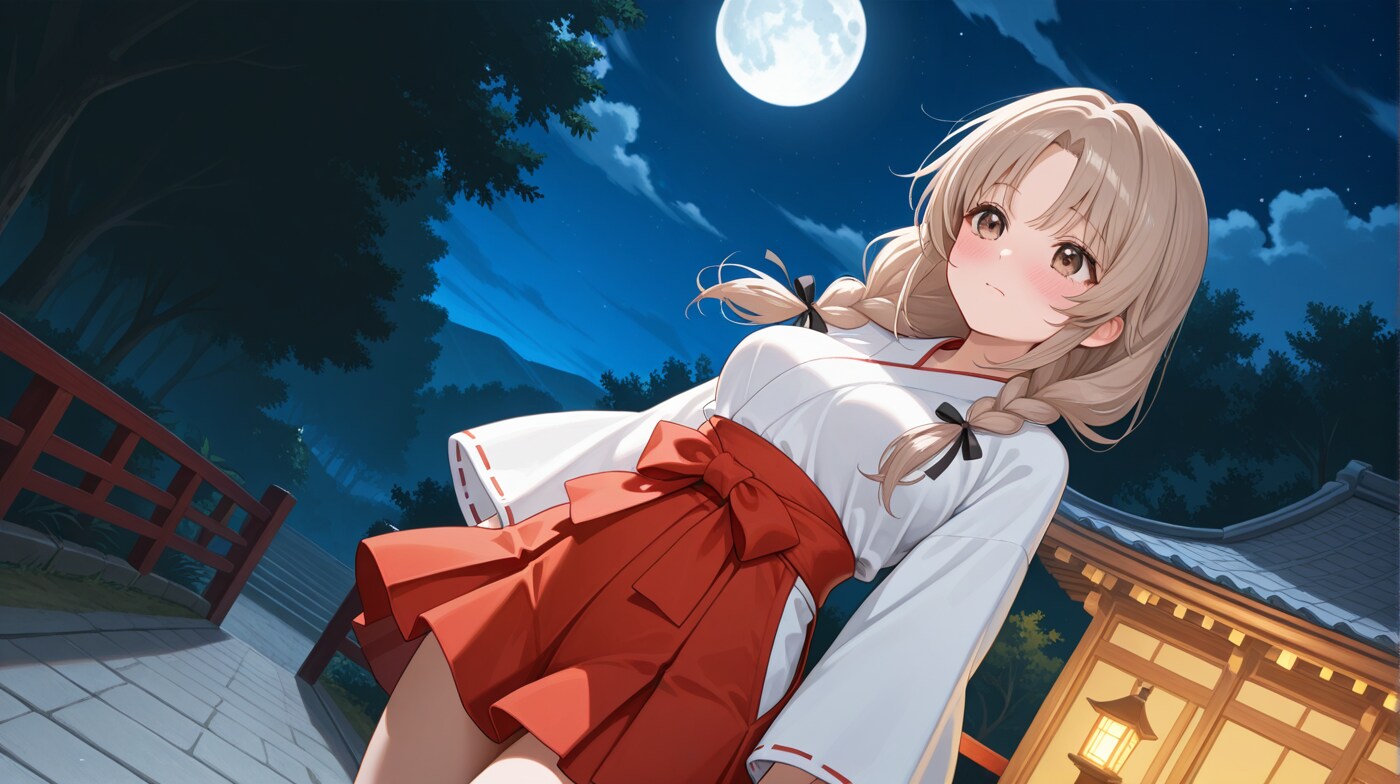 月夜の月野瀬に想いては・・・　村尾沙紀