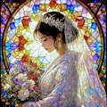 白無垢のジューンブライド 2枚目
