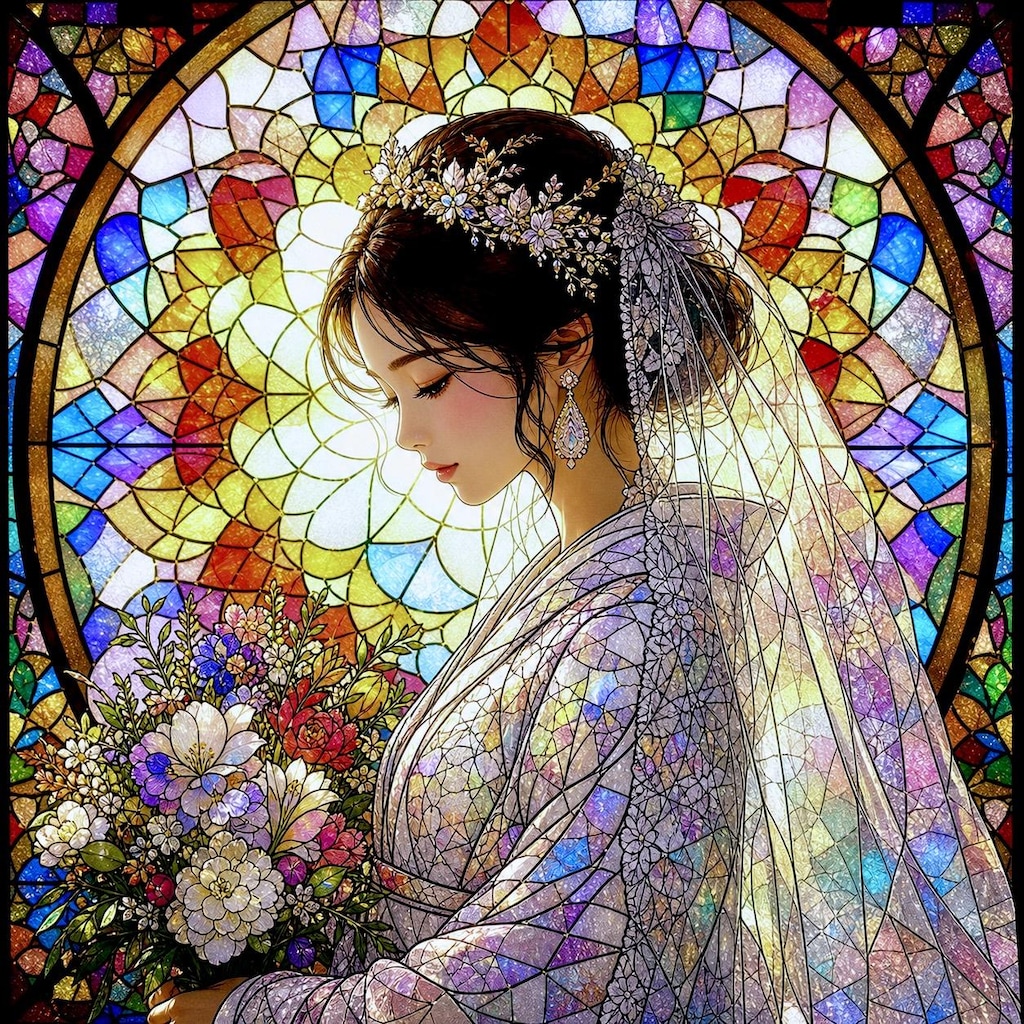 白無垢のジューンブライド