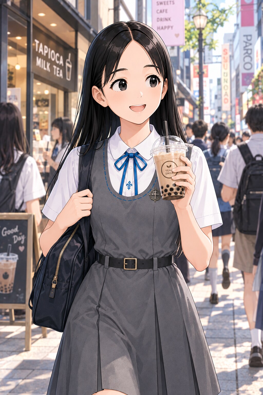 架空制服女子５３　美波ちゃん | の人気AIイラスト・グラビア