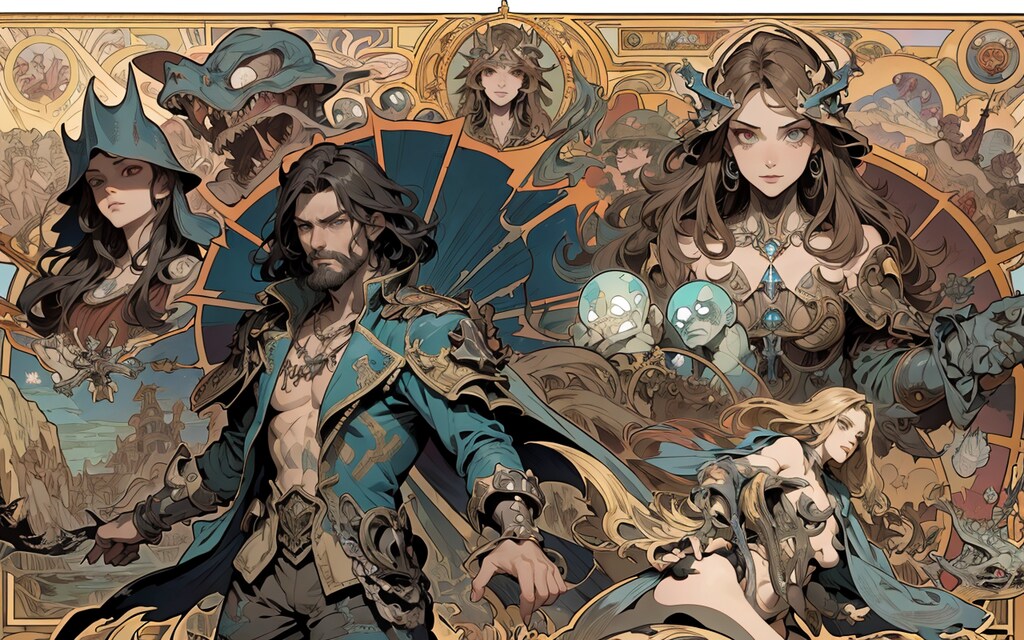 ファンタジー [扉絵風]①