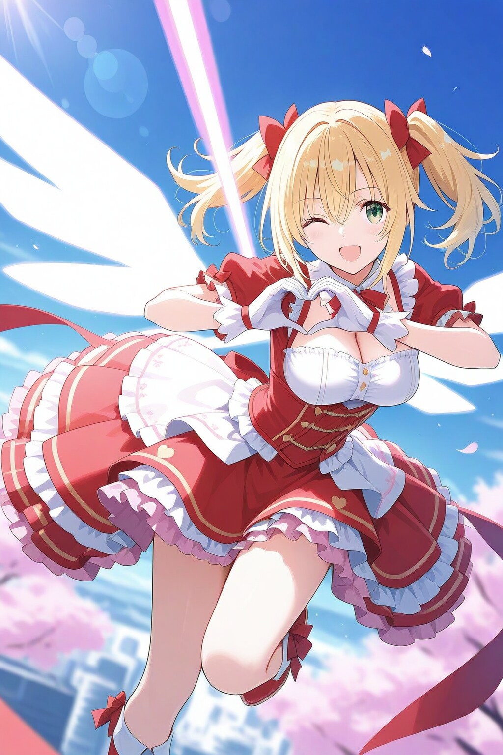 決めポーズ