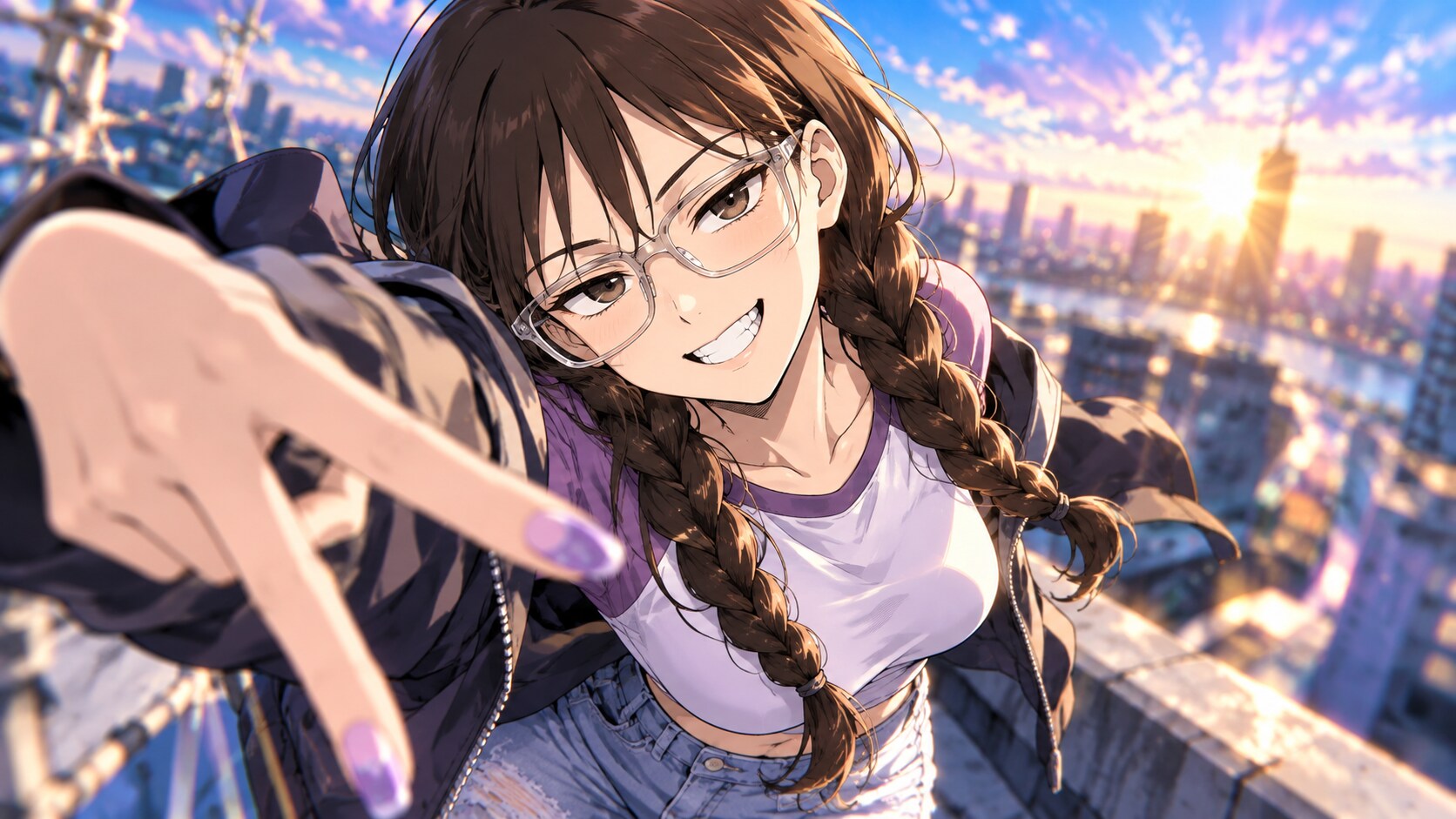 逆ピース | の人気AIイラスト・グラビア