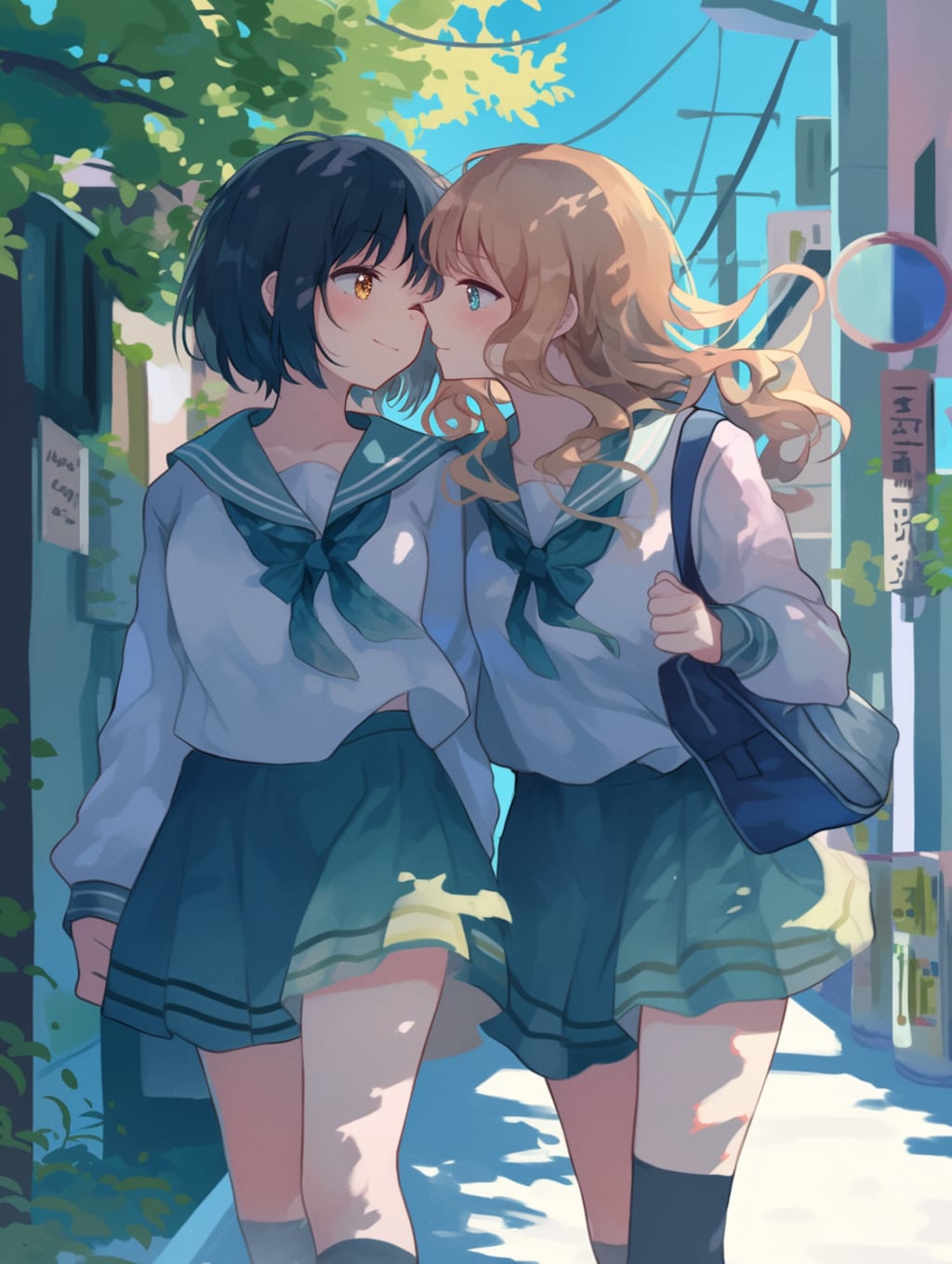 キスしたい二人のJK232