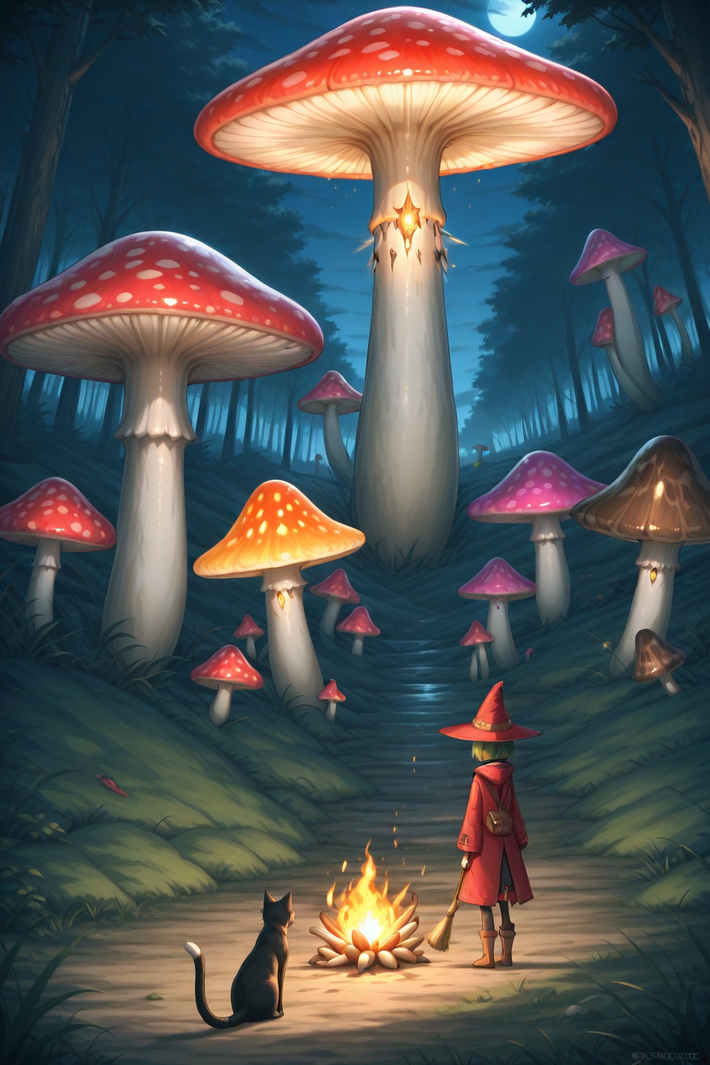 キノコの森 | の人気AIイラスト・グラビア