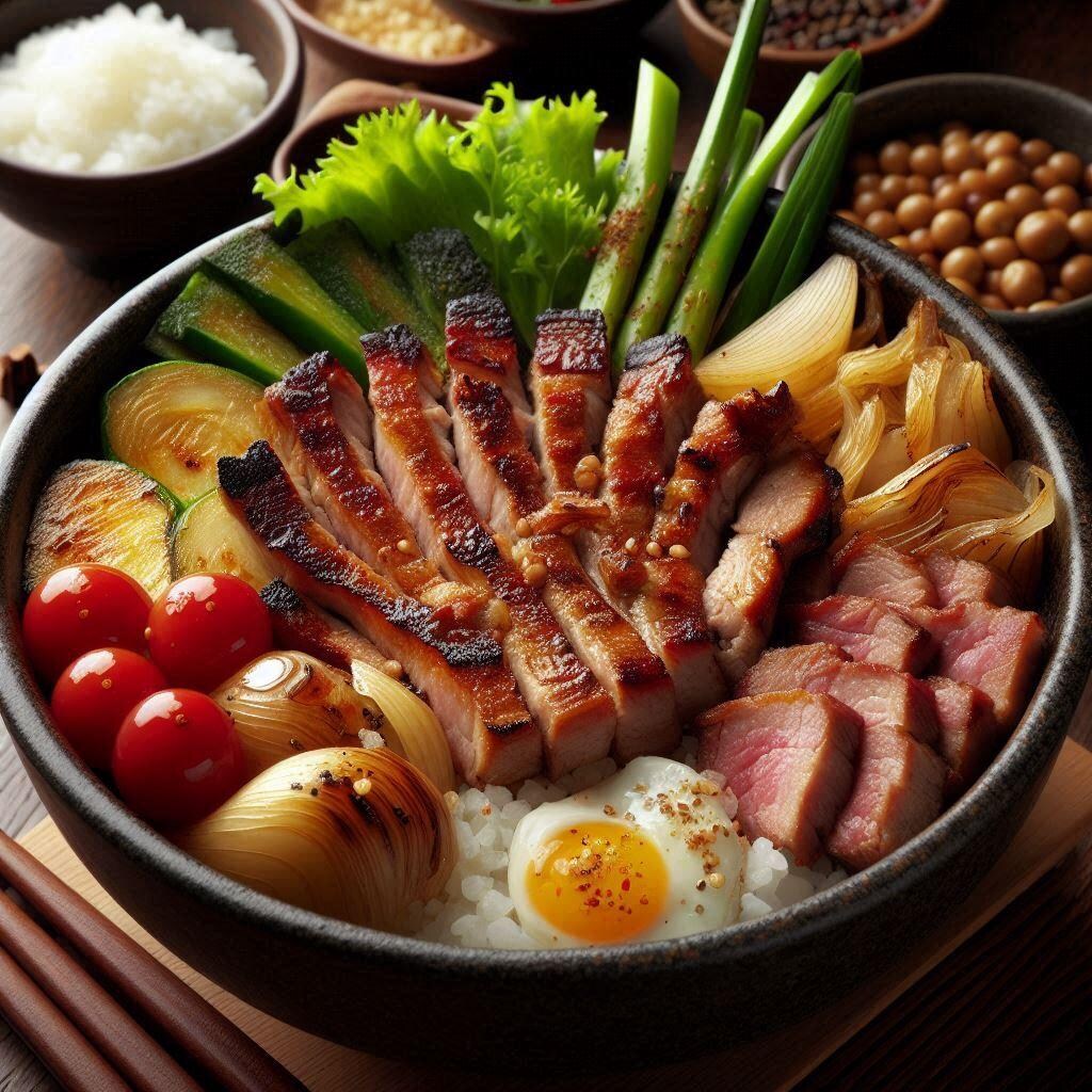 炭火焼き豚丼