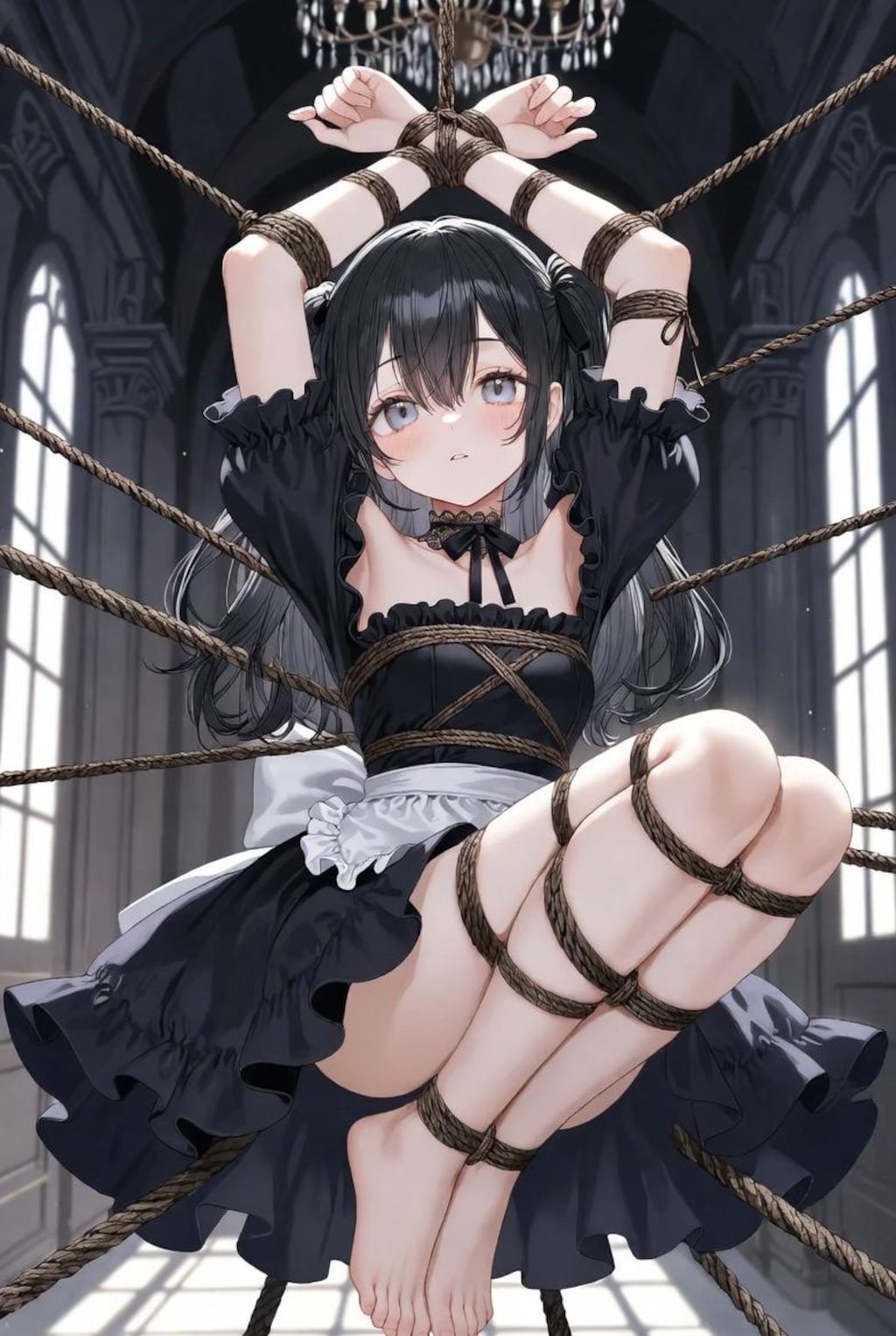 ゴスロリ緊縛少女