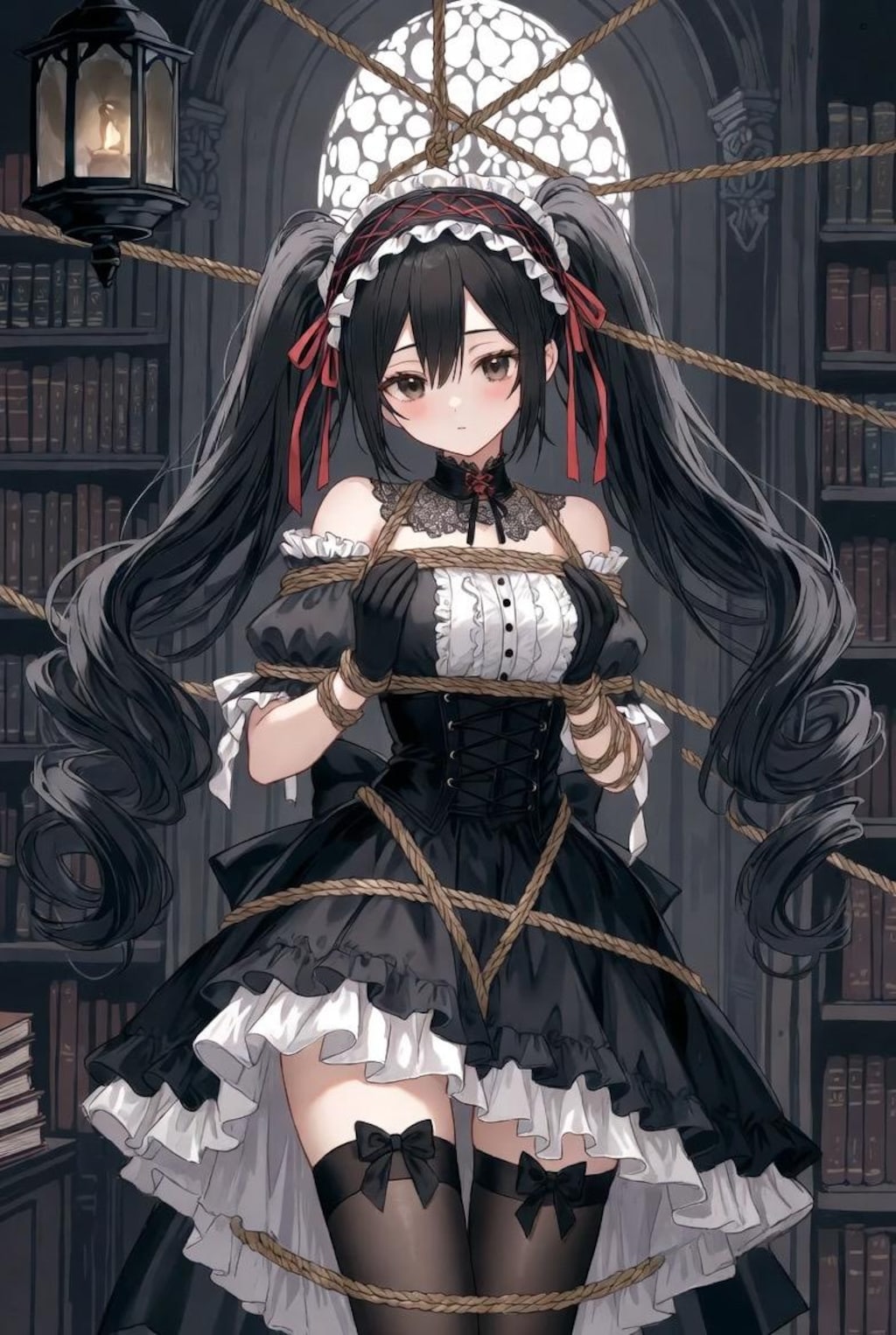ゴスロリ緊縛少女