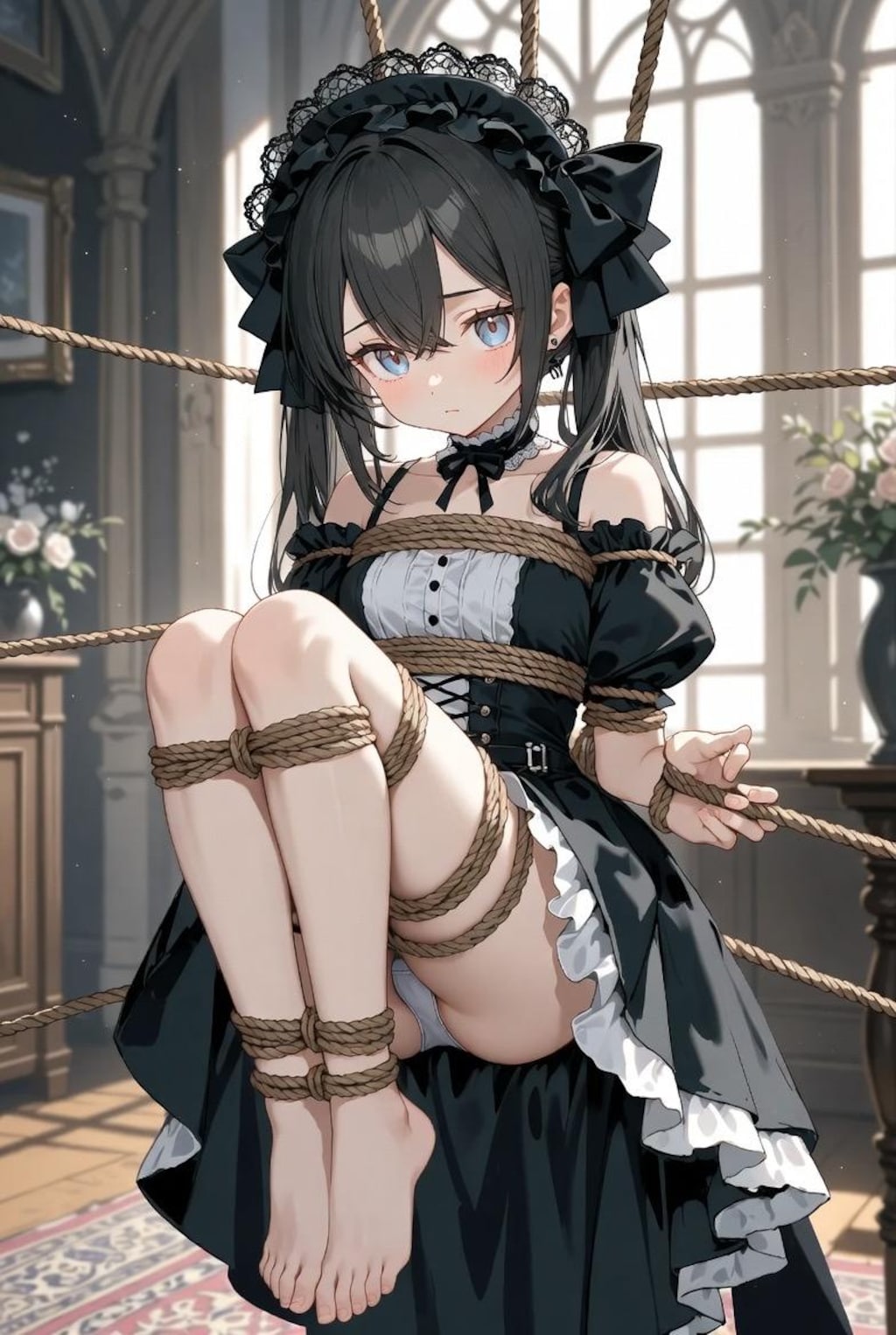 ゴスロリ緊縛少女