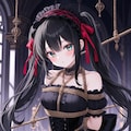 ゴスロリ緊縛少女 2枚目