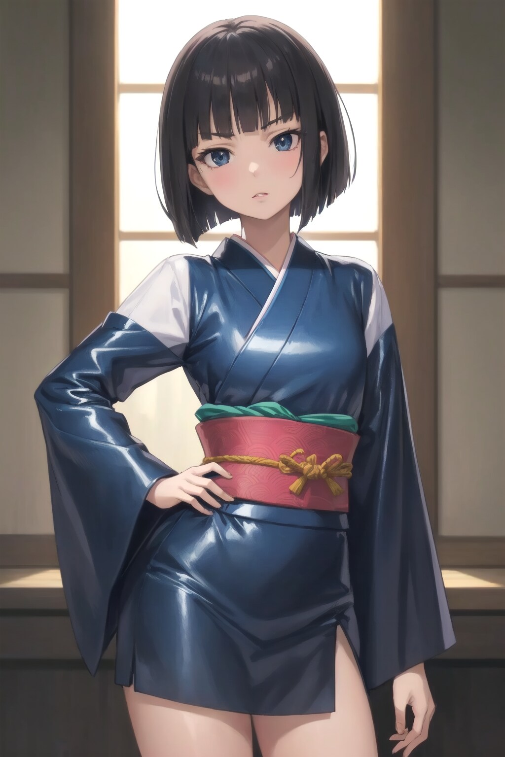 レザー着物