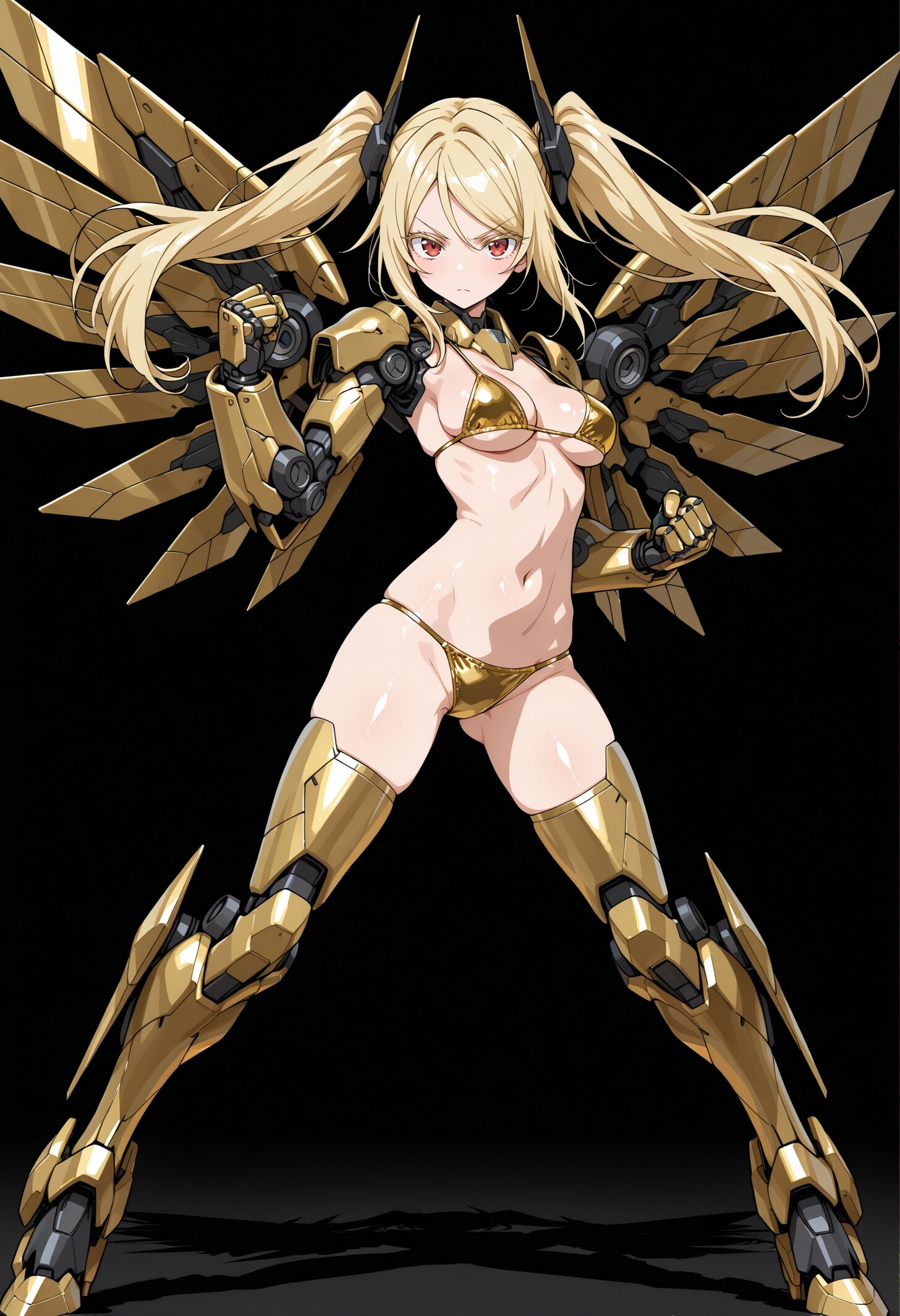 金ビキニメカ娘