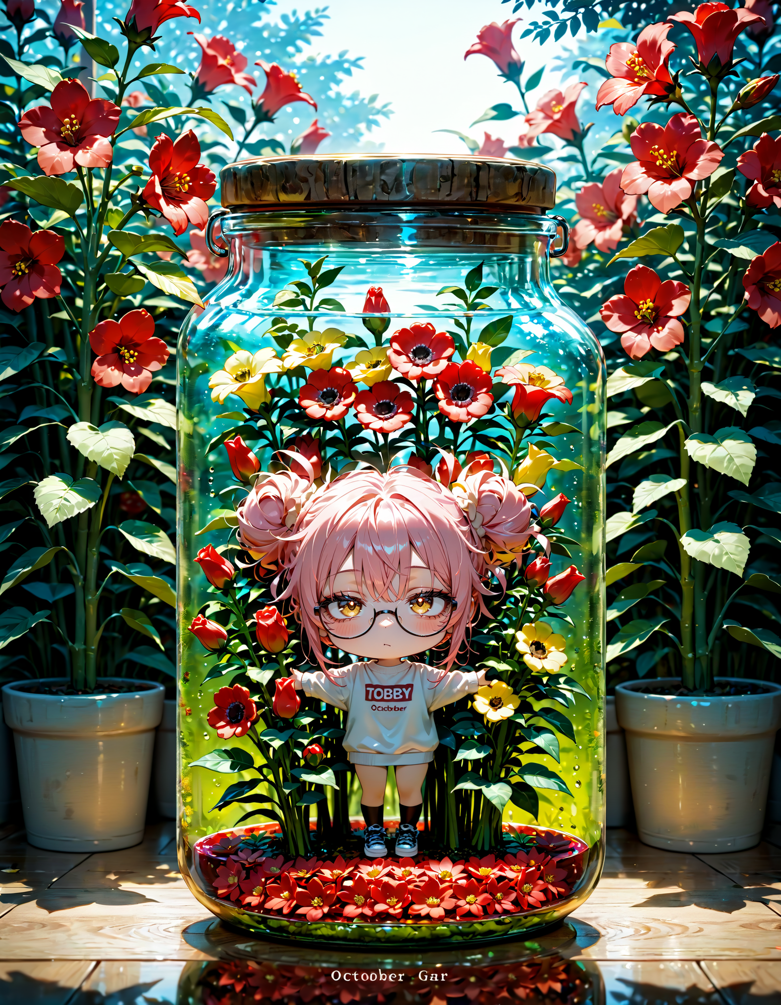 今日は何の日？　プリザーブドフラワーの日 | の人気AIイラスト・グラビア